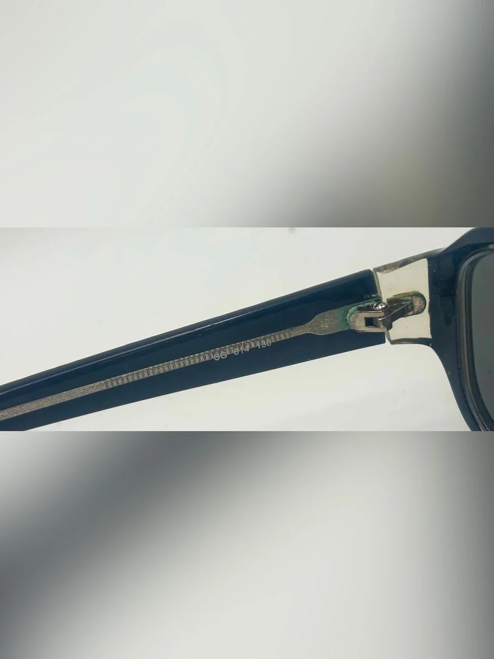 SG814 Black Oval Sunglasses Frames Only